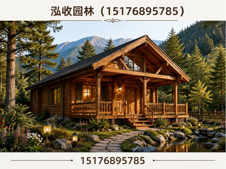 河池防腐木凉亭展示图