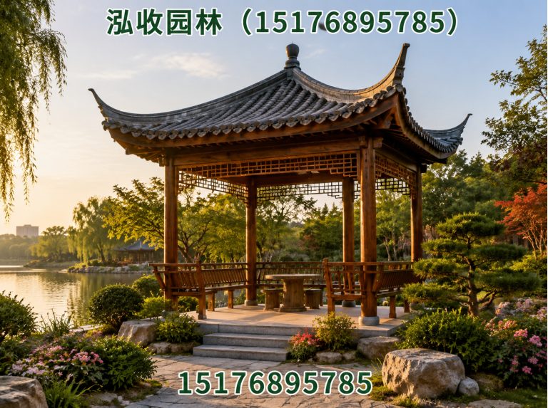 河池防腐木展示图